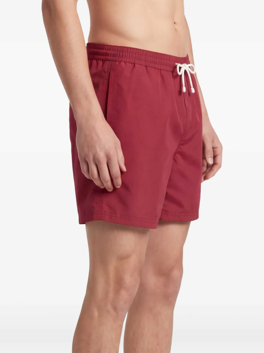 Brunello Cucinelli Zwembroek met logo Rood