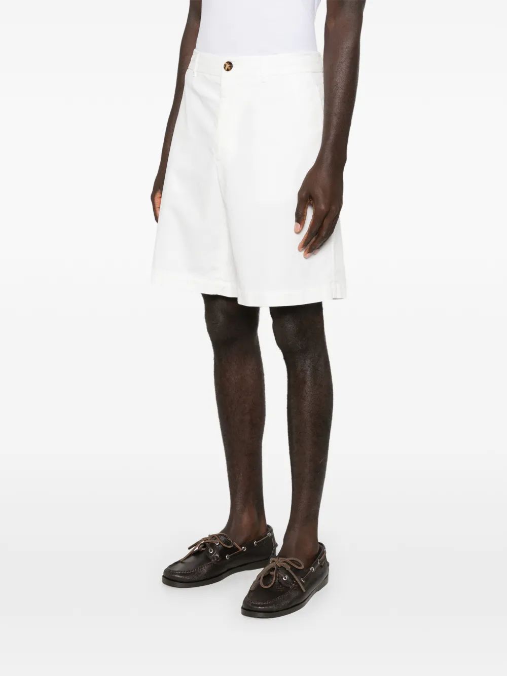 Brunello Cucinelli Shorts met knopen Wit