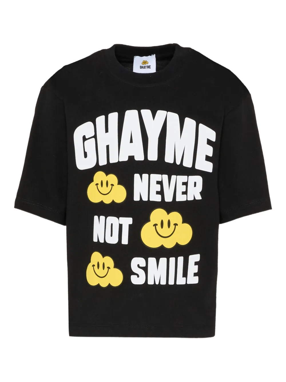 Ghayme Kids' X Cesare Morisco Cotton T-shirt In Black