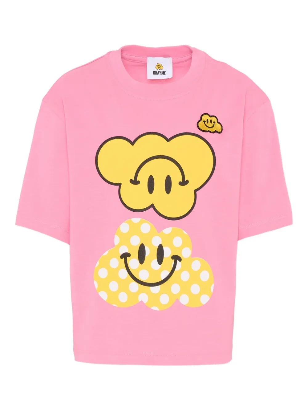 Ghayme Kids' X Cesare Morisco Cotton T-shirt In Pink