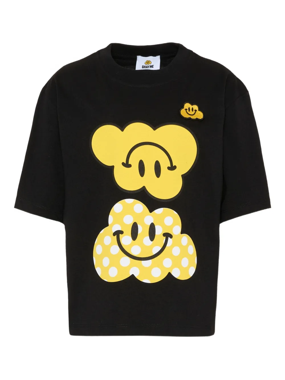 Ghayme Kids' X Cesare Morisco Cotton T-shirt In Black