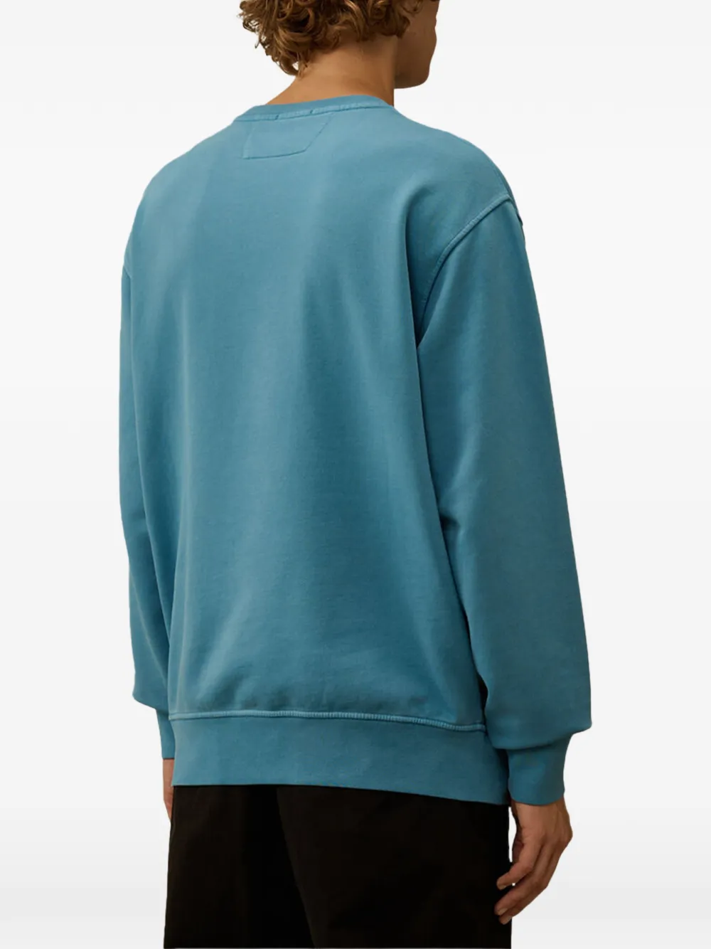C.P. Company logo-detail sweatshirt - Blauw