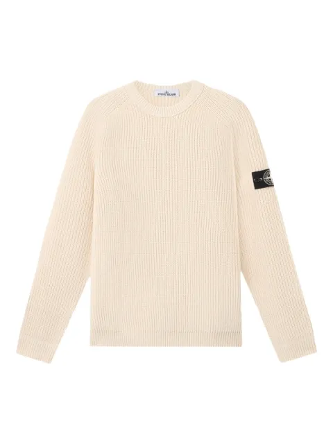 Stone Island pull côtelé à écusson boussole