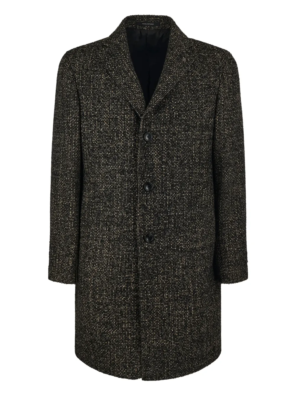 Tagliatore single-breasted coat | Black | Image 1