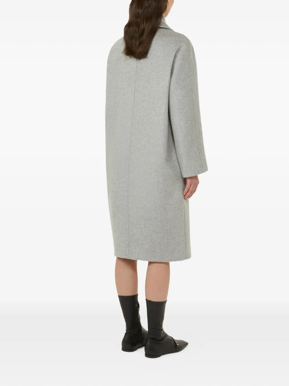 Max Mara double-breasted coat Grijs