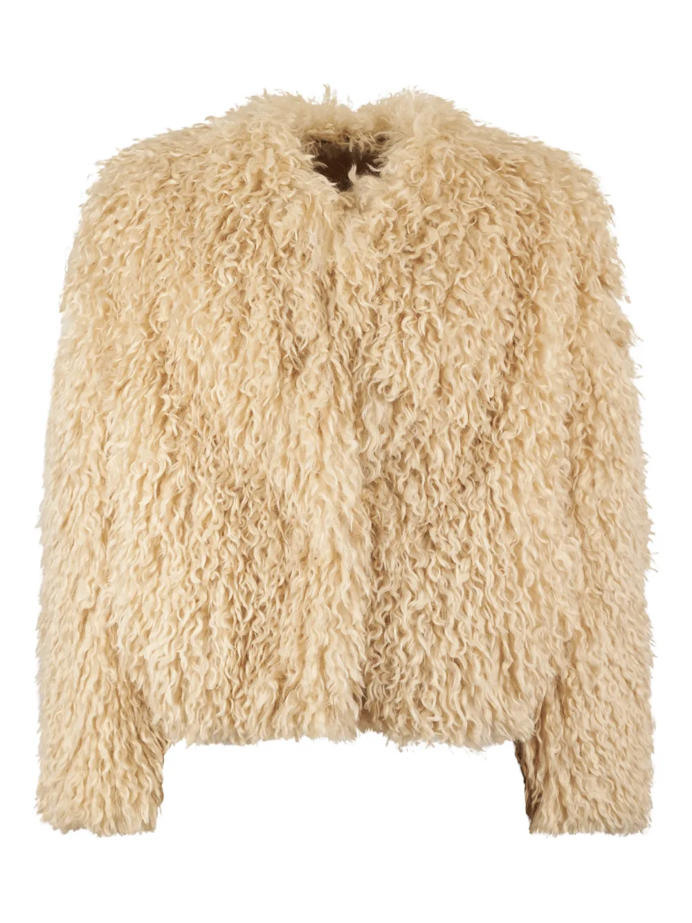 Tagliatore shaggy faux-fur jacket | Neutrals | Image 1