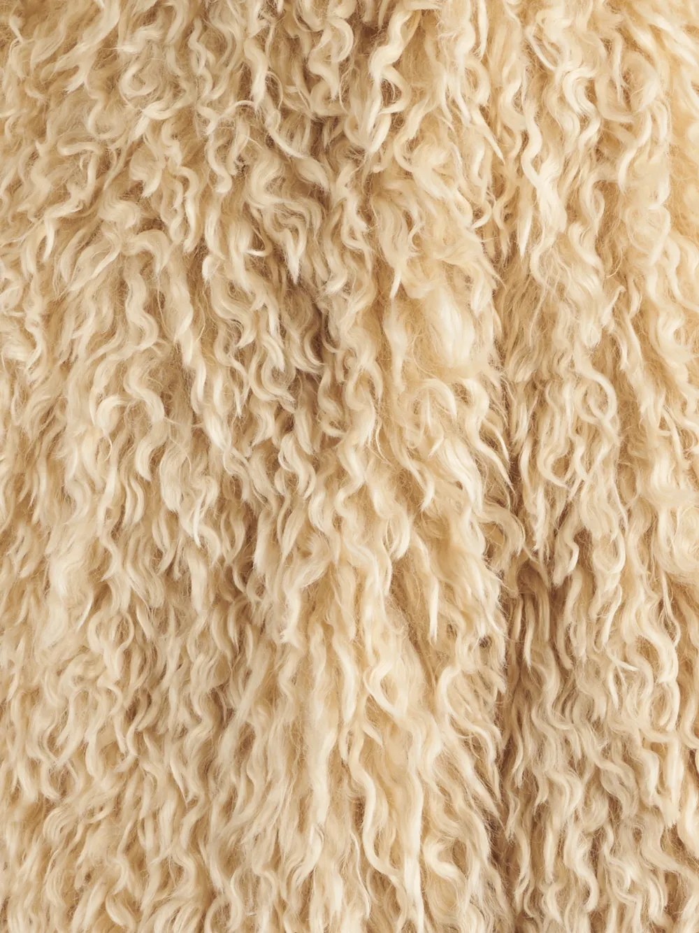 Tagliatore Shaggy Faux-fur Jacket In Brown