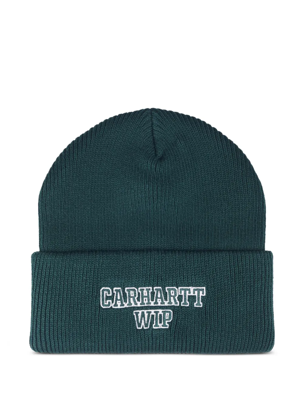 Carhartt WIP logo-embroidered beanie hat | Green | Image 1