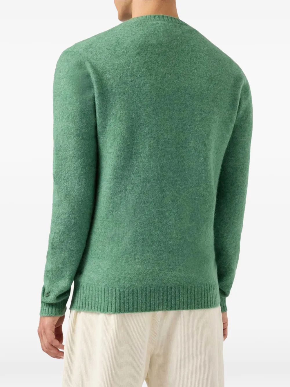 MC2 Saint Barth long-sleeve crew-neck sweater Groen