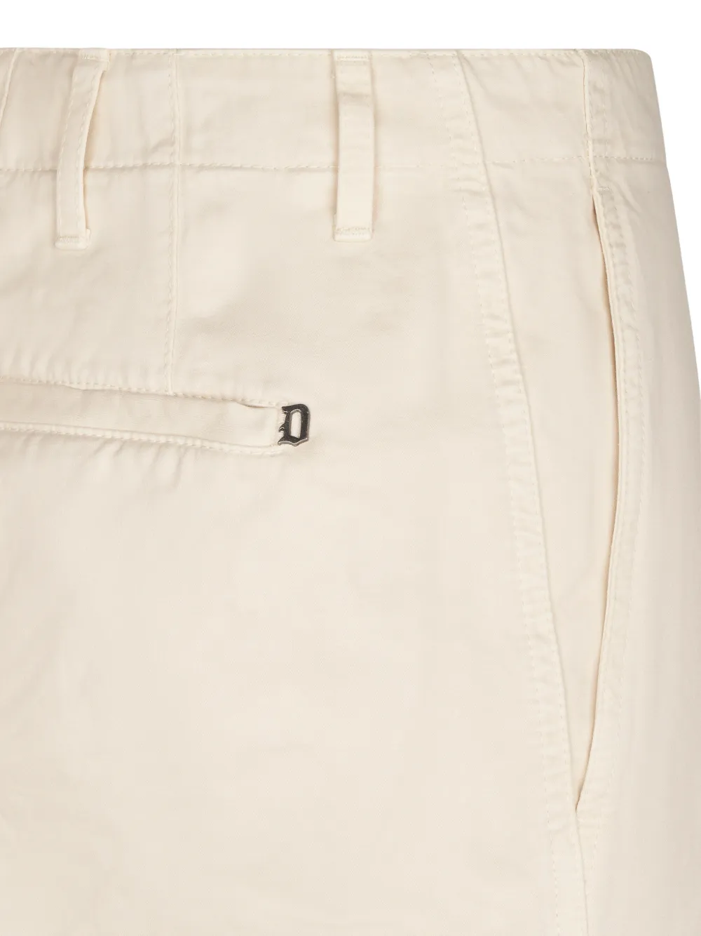 DONDUP logo trousers Beige