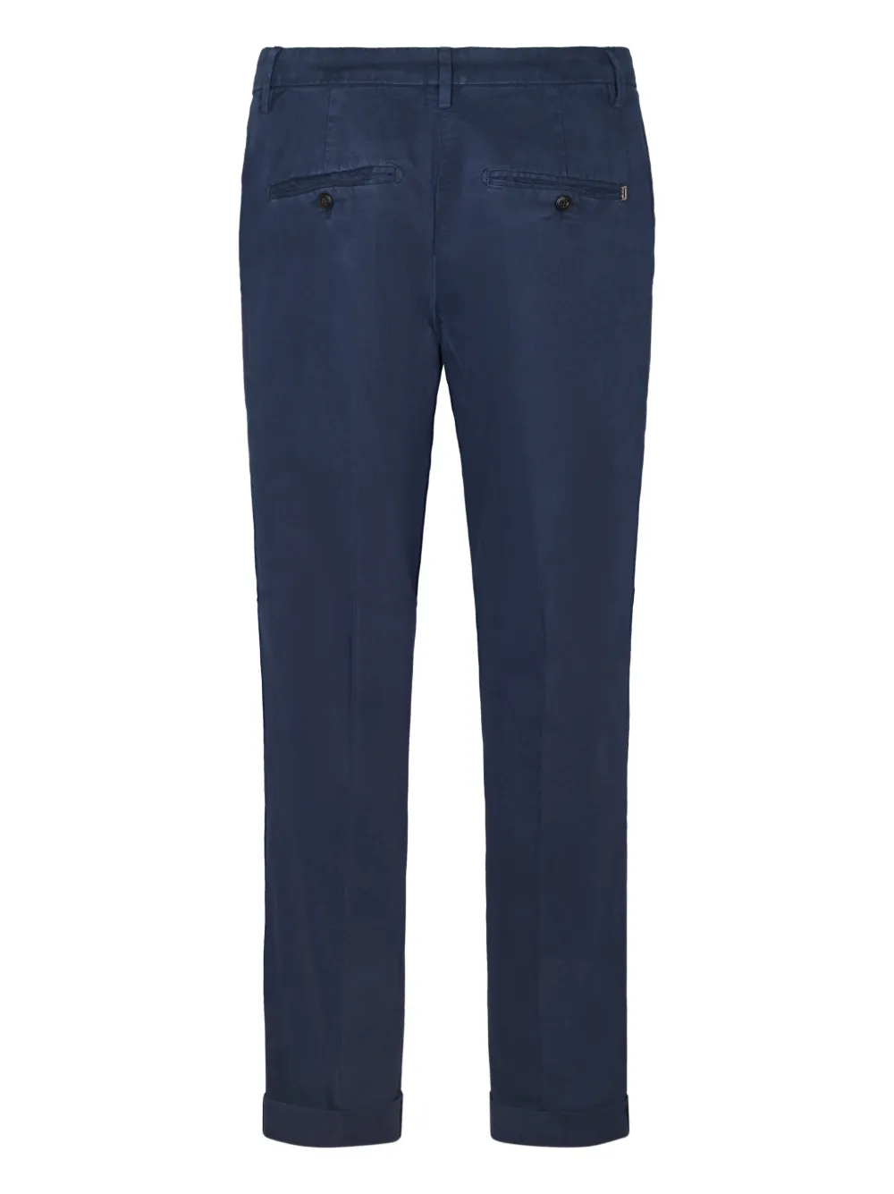 DONDUP cuffed-hem trousers - Blauw