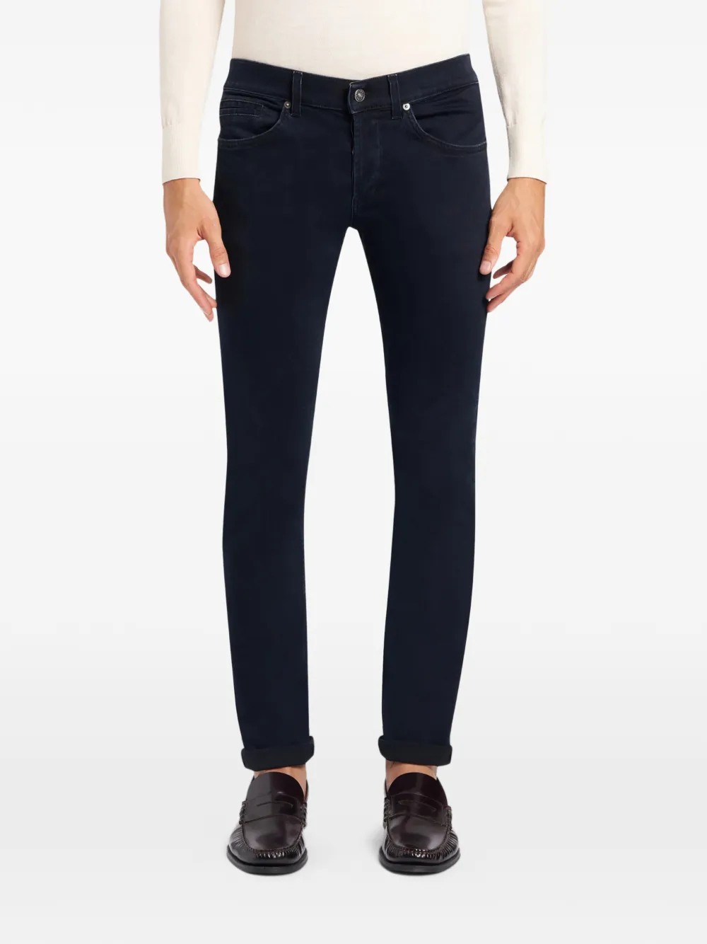DONDUP rolled-up-hem trousers - Blauw