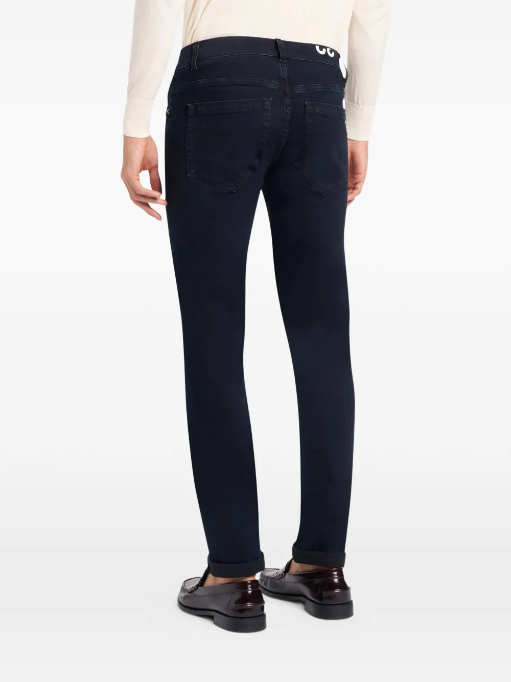 DONDUP rolled-up-hem trousers Blauw