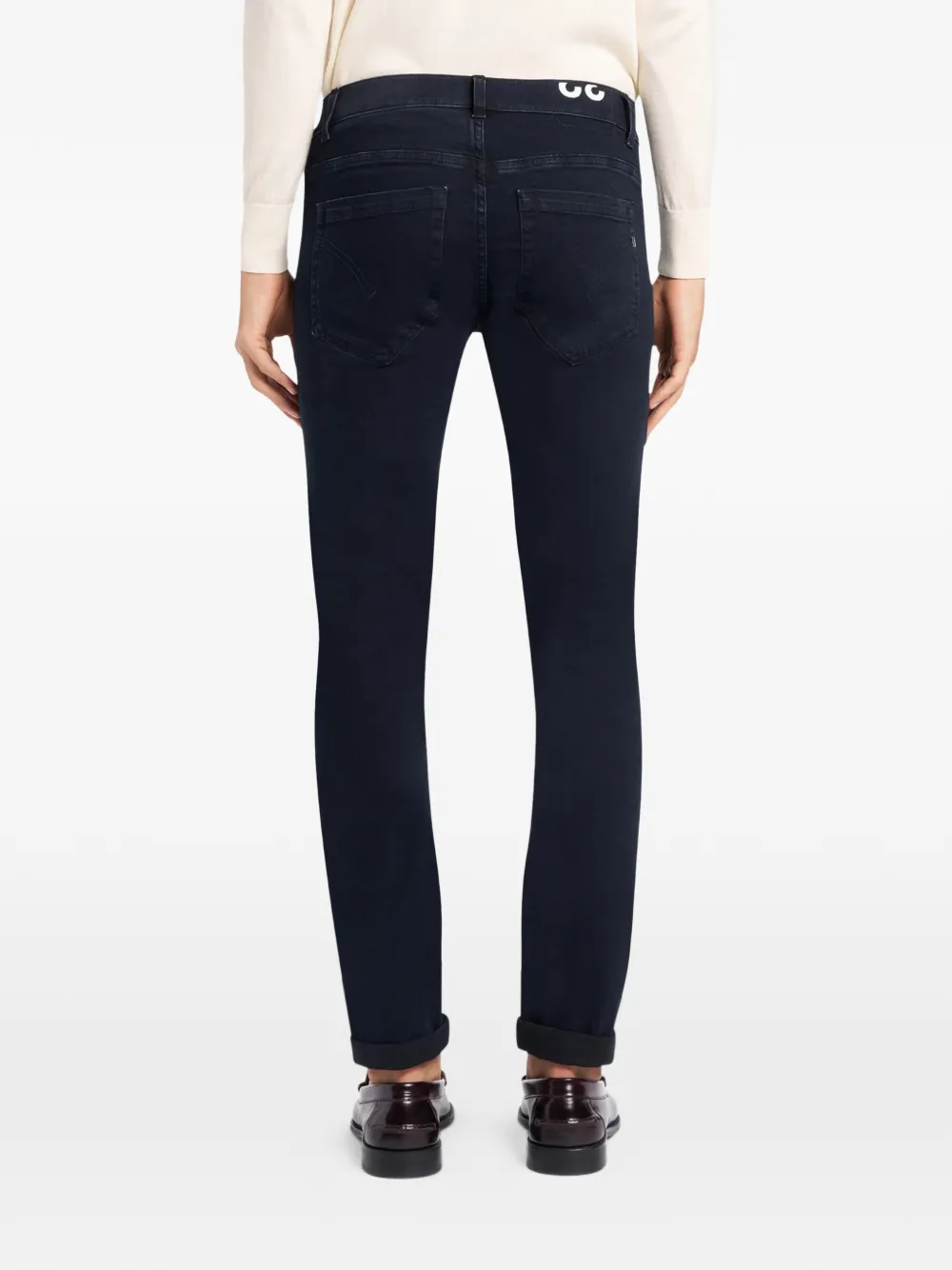 DONDUP rolled-up-hem trousers Blauw