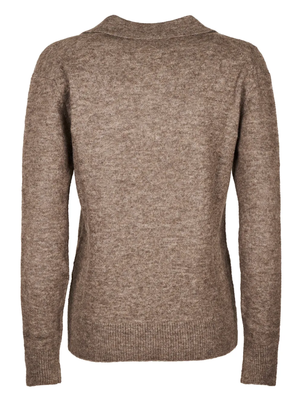 Mc2 Saint Barth V-neck Sweater In Brown