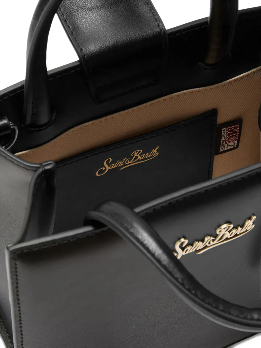 MC2 Saint Barth logo-detail tote bag Zwart