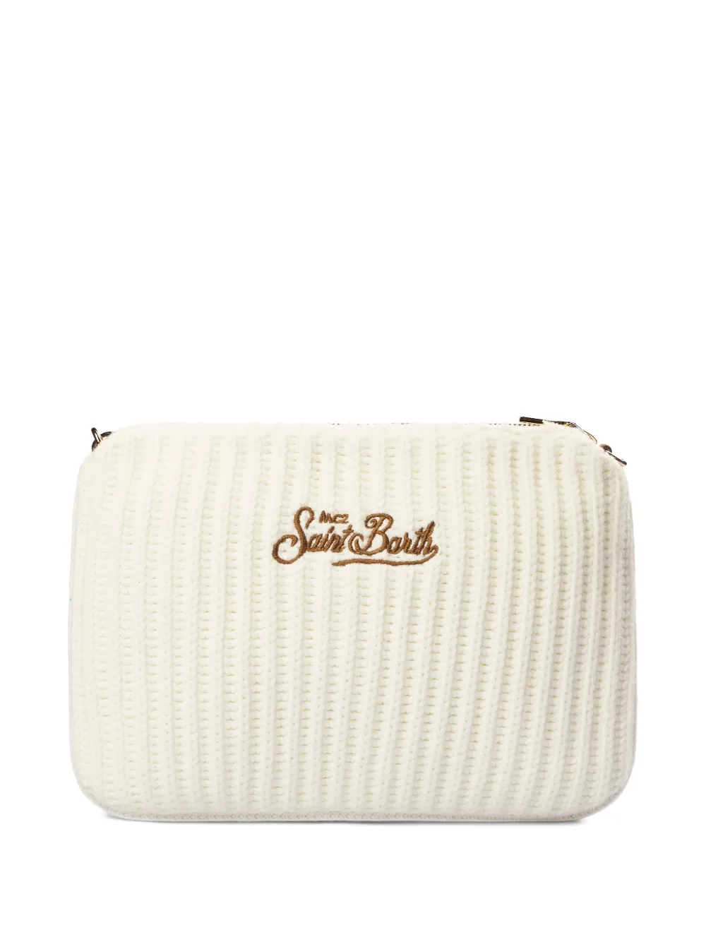 Mc2 Saint Barth Parisienne Embroidered Clutch Bag In Multi