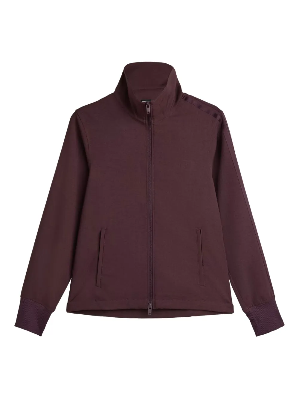 Y-3 sudadera con cierre y detalle de rayas | rojo | Image 1