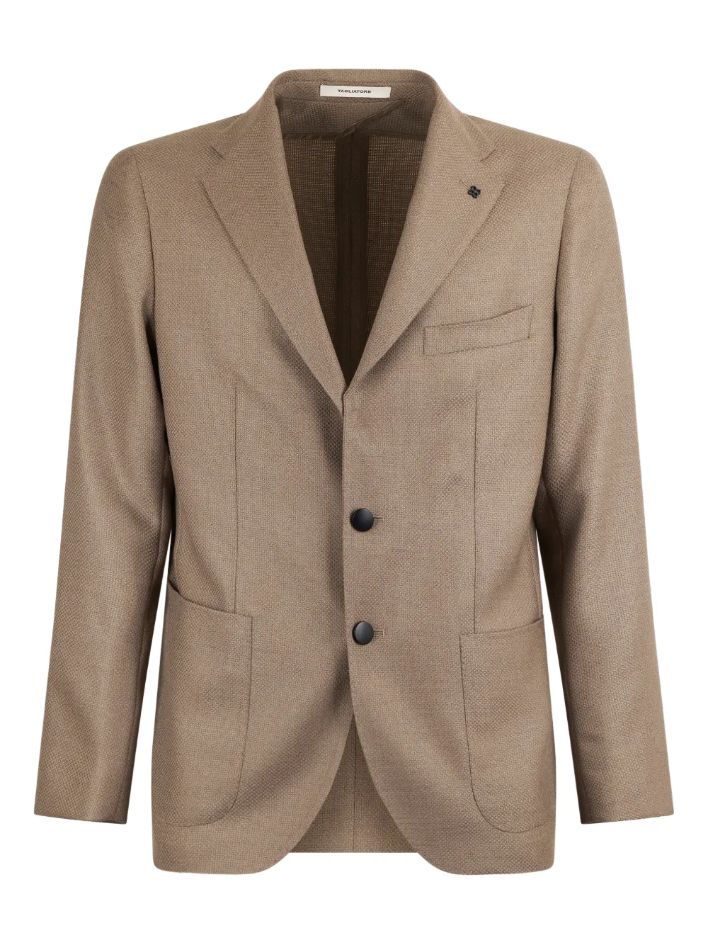 Tagliatore buttoned blazer - Brown