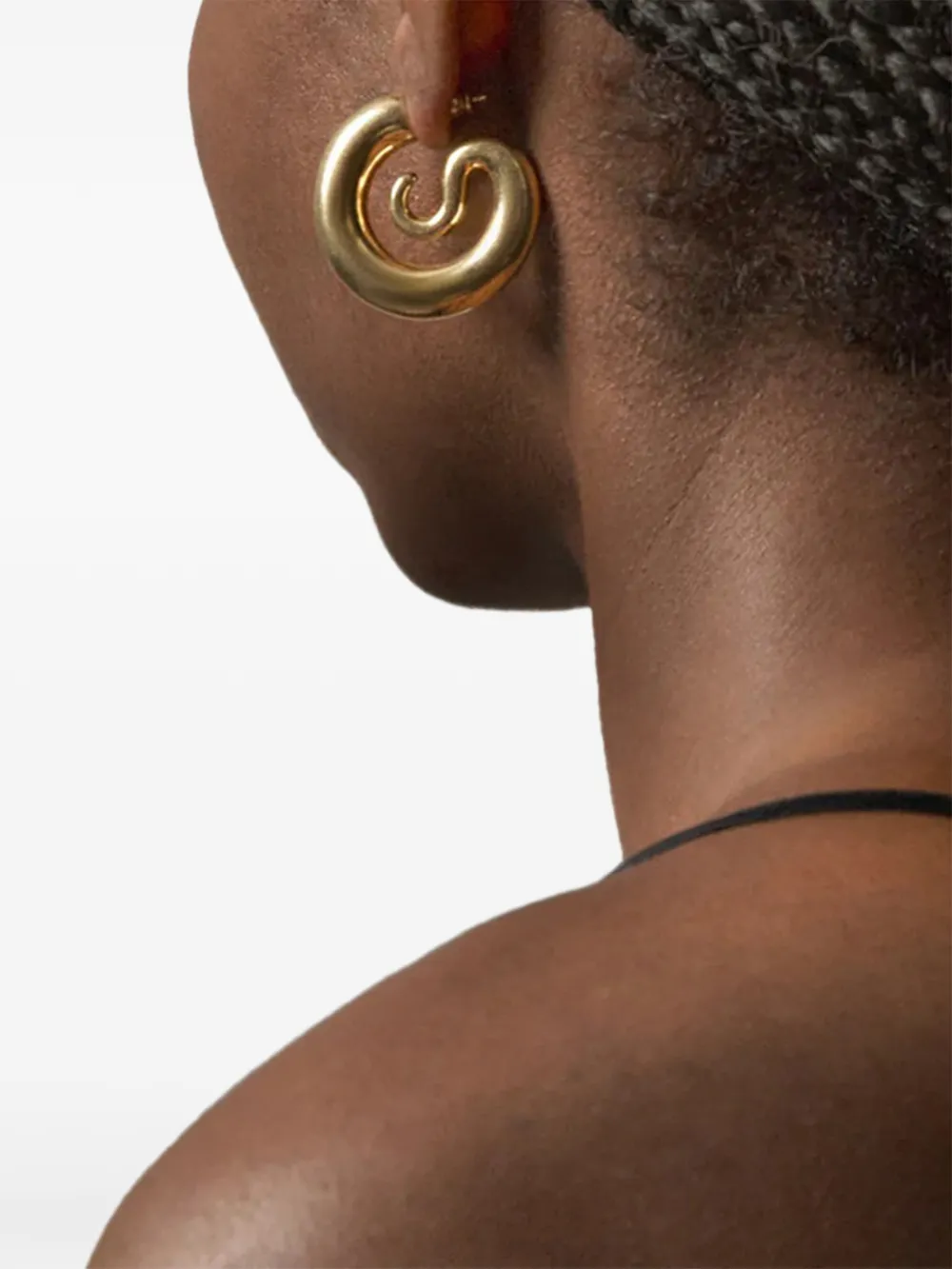 Panconesi spiral-shape earrings - Goud