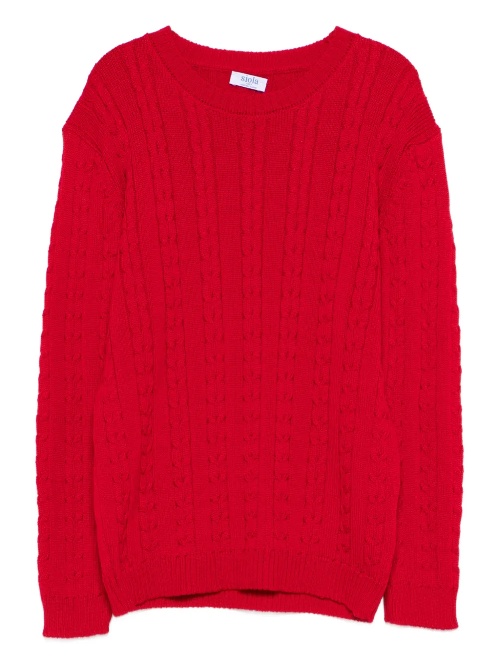 Siola cable-knit sweater | Red | Image 1