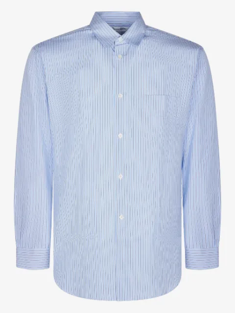 Comme Des Garçons chest-pocket striped shirt