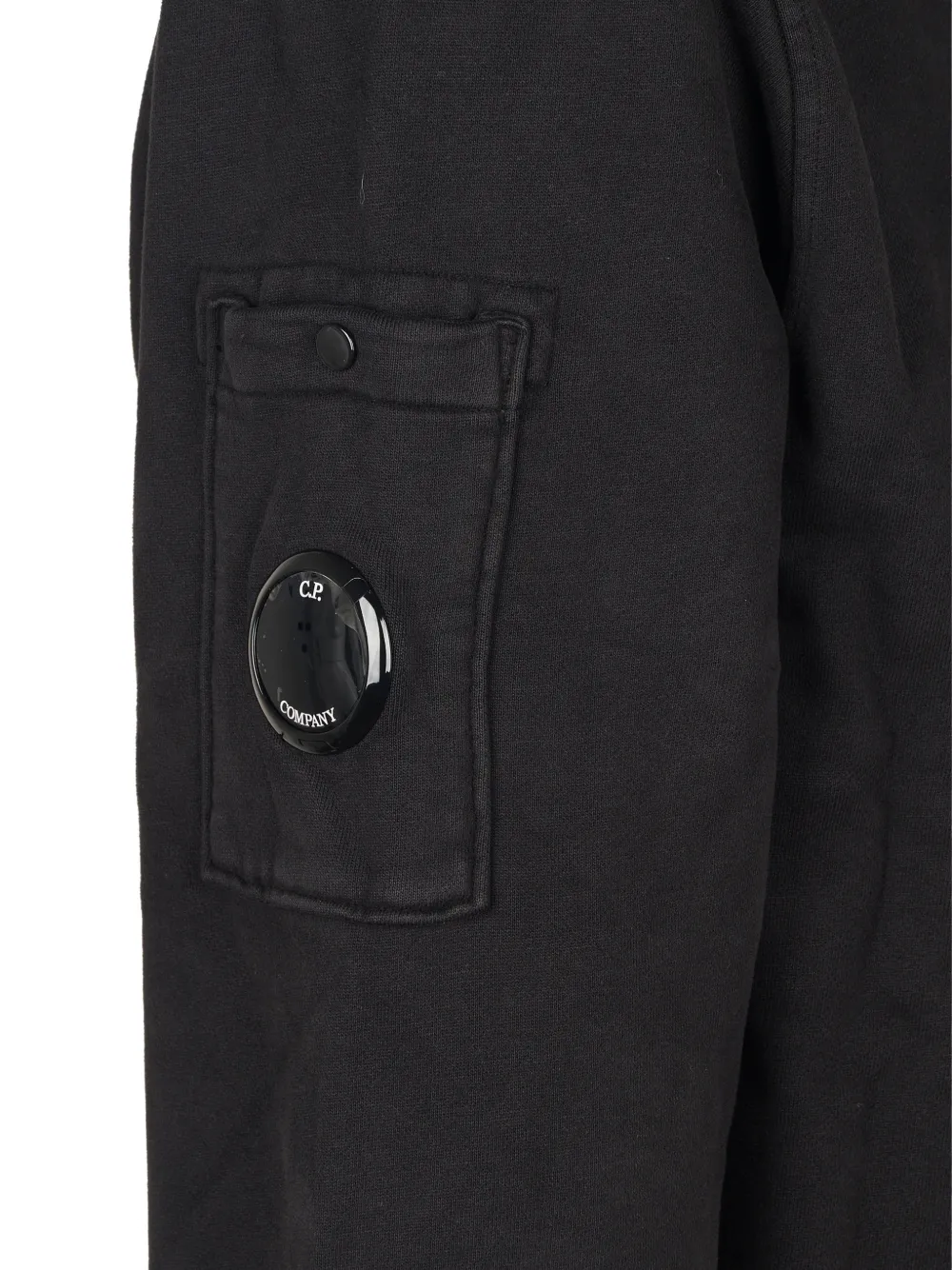 C.P. Company front-pocket hoodie Zwart