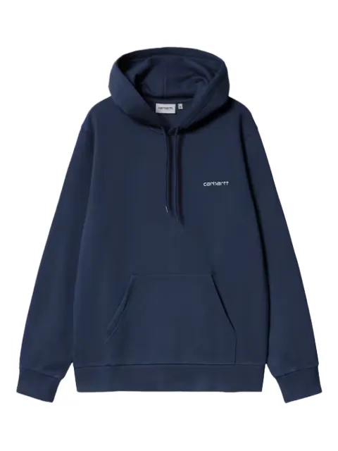 Carhartt WIP logo-print hooded hoodie