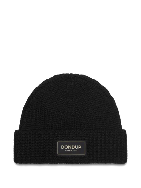 DONDUP logo-patch beanie hat