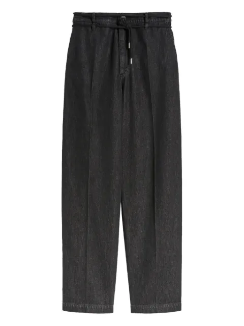 Max Mara pantalones con cordones en la pretina