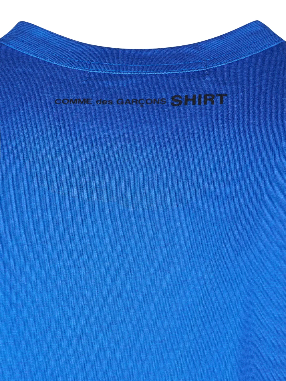 Comme Des Garçons Panelled T-shirt In Blue