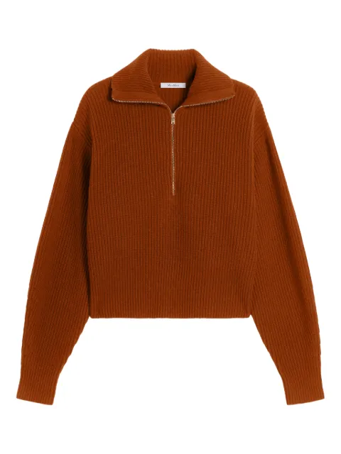 Max Mara zip-detail sweater