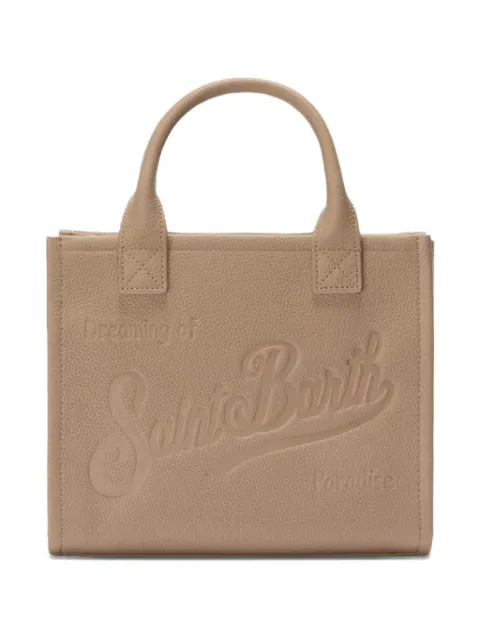 MC2 Saint Barth tote Vanity midi de piel en relieve