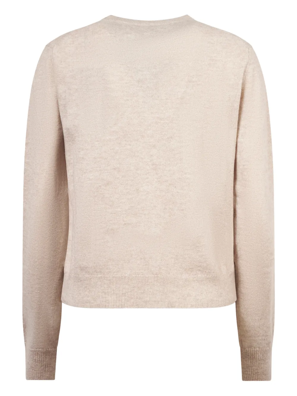 Mc2 Saint Barth Buttoned Cardigan In Neutral