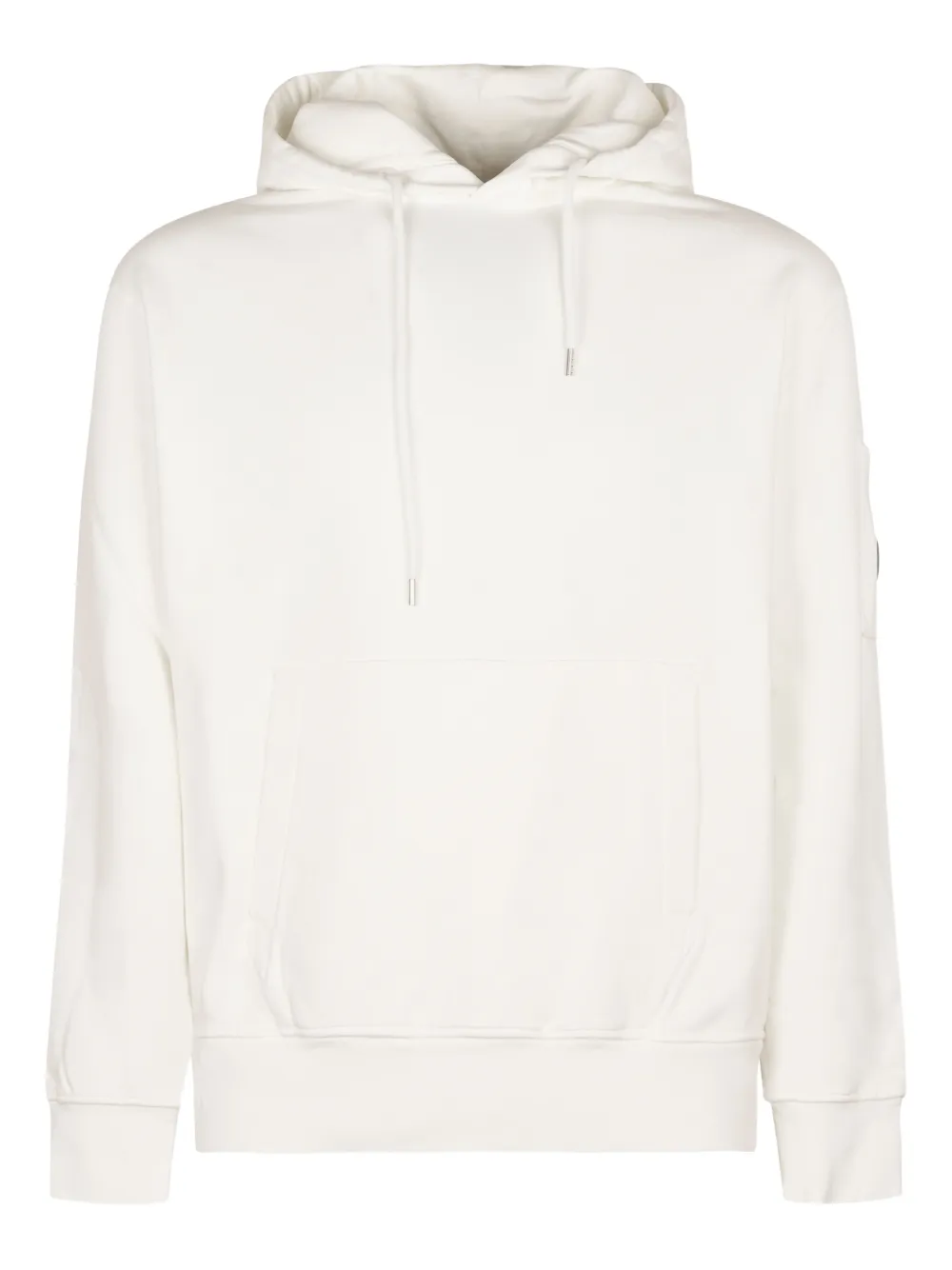 C.P. Company lens-detail hoodie - Weiß
