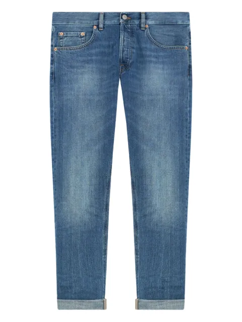 DONDUP five-pocket cuffed-hem jeans