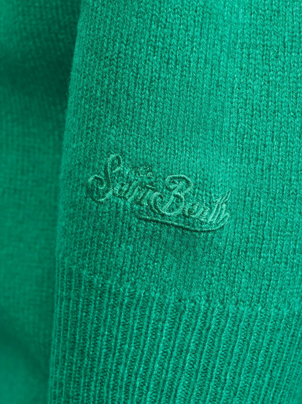 MC2 Saint Barth logo-embroidered sweater Groen