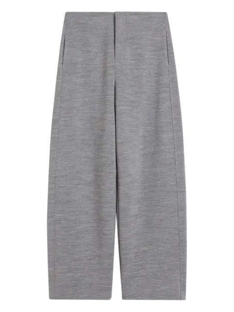 Max Mara stitch-detail side-pocket cropped trousers