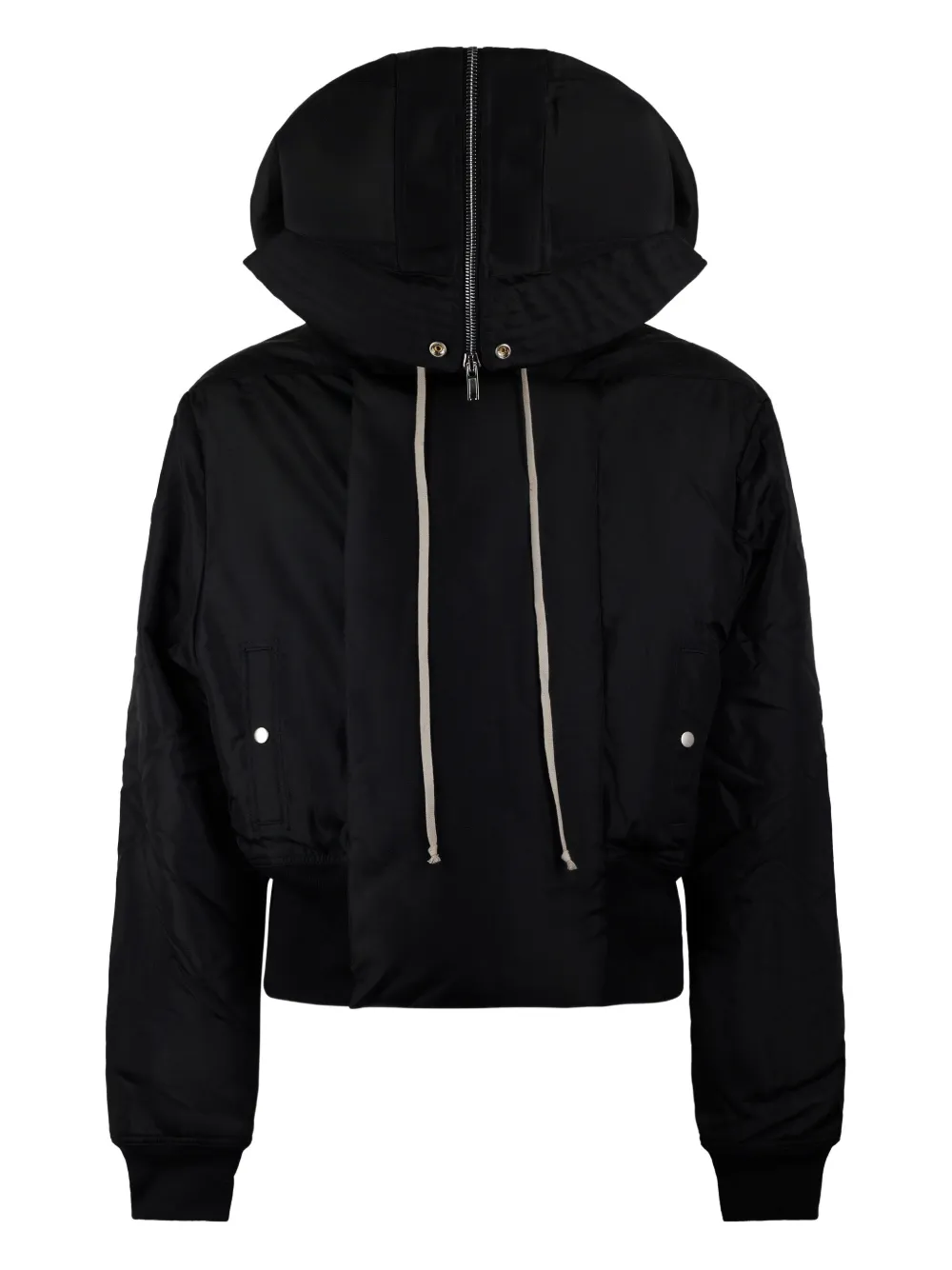 Rick Owens DRKSHDW hooded jacket - ブラック Rick Owens DRKSHDW hooded jacket - ブラック