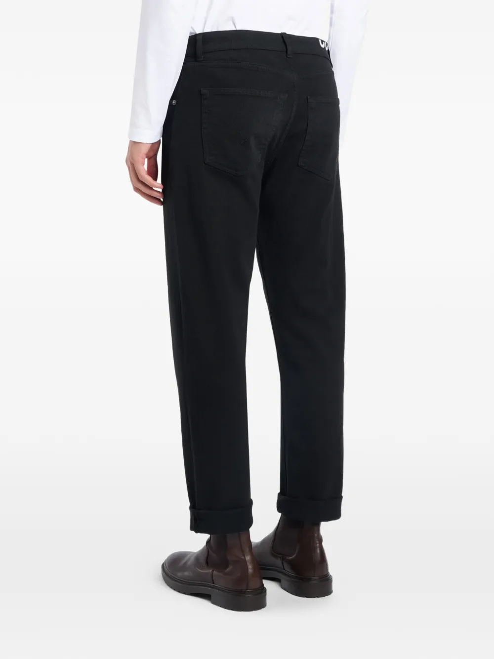 DONDUP button-up trousers Zwart