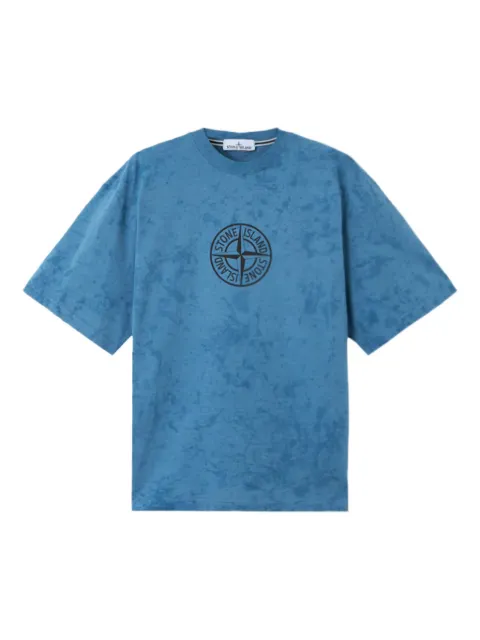 Stone Island logo graphic-print T-shirt