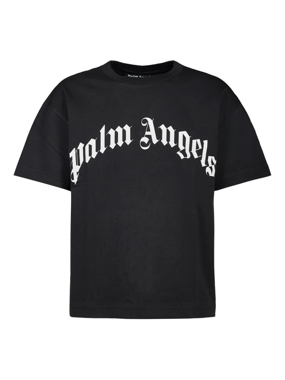 Palm Angels logo-print T-shirt Zwart