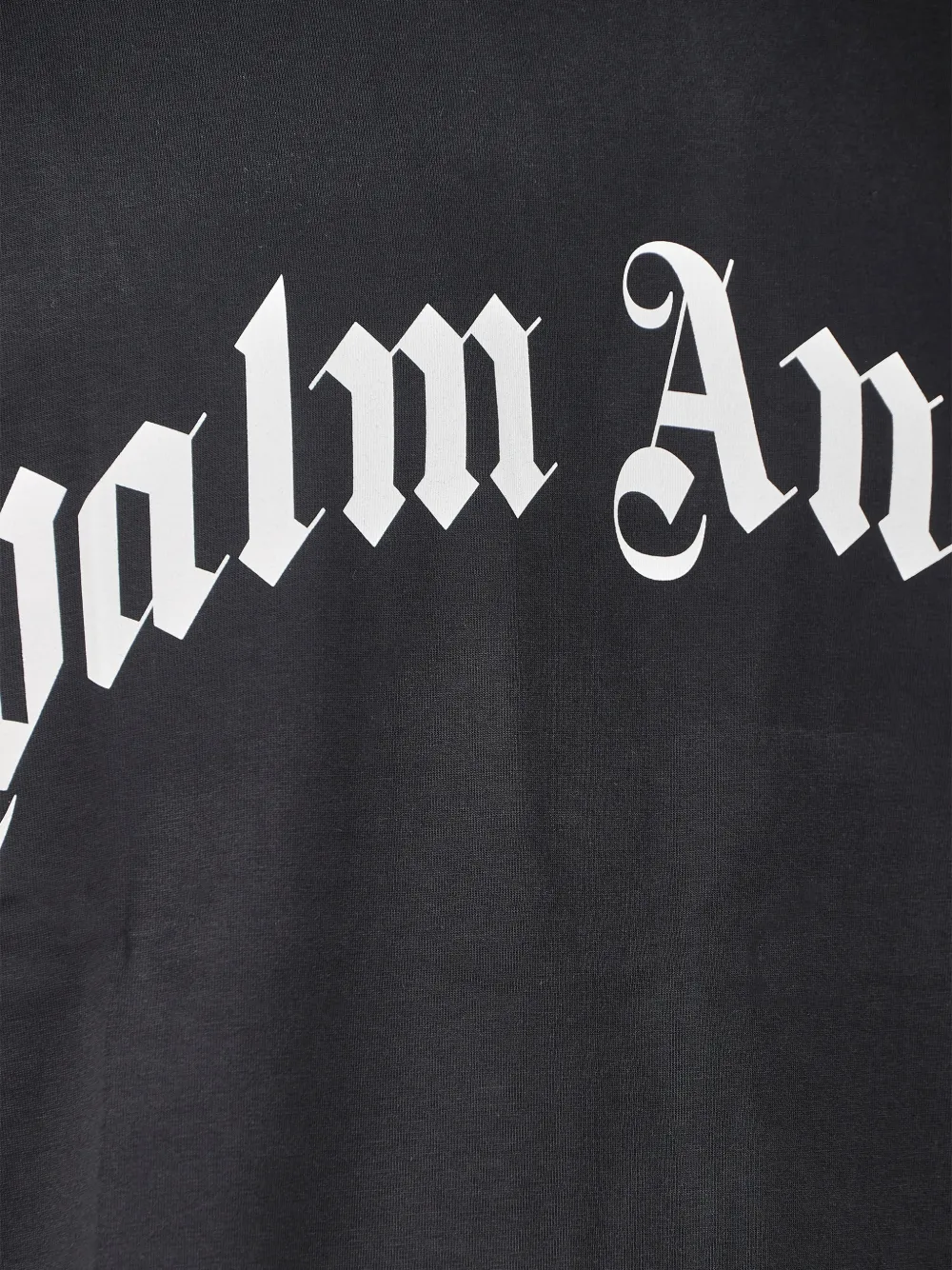 Palm Angels logo-print T-shirt Zwart