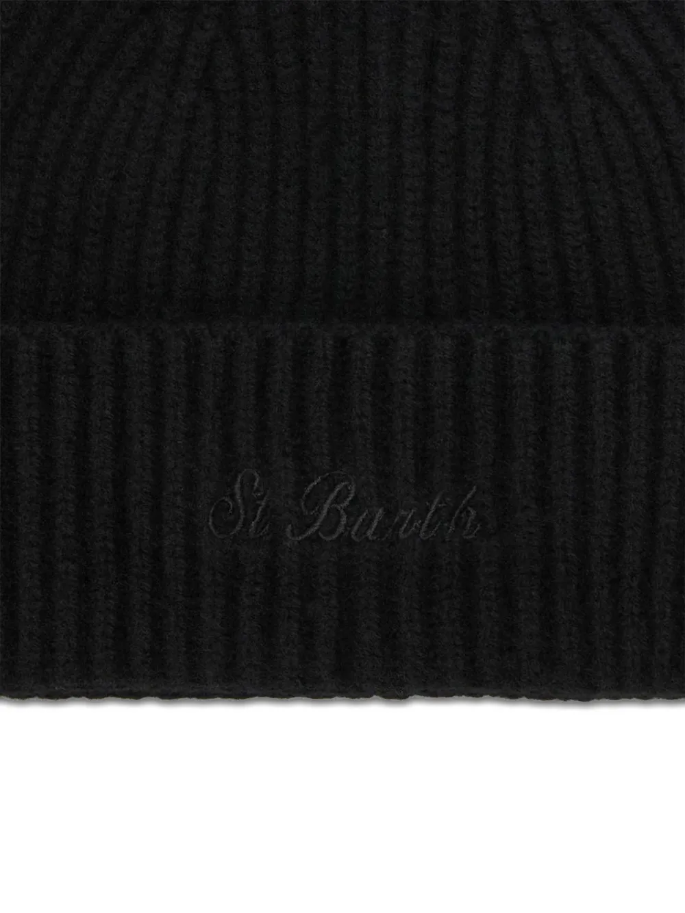 MC2 Saint Barth embroidered beanie Zwart