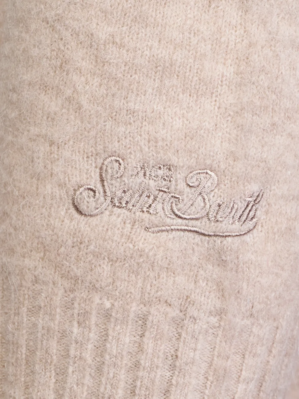 MC2 Saint Barth crew-neck long-sleeve sweater Beige