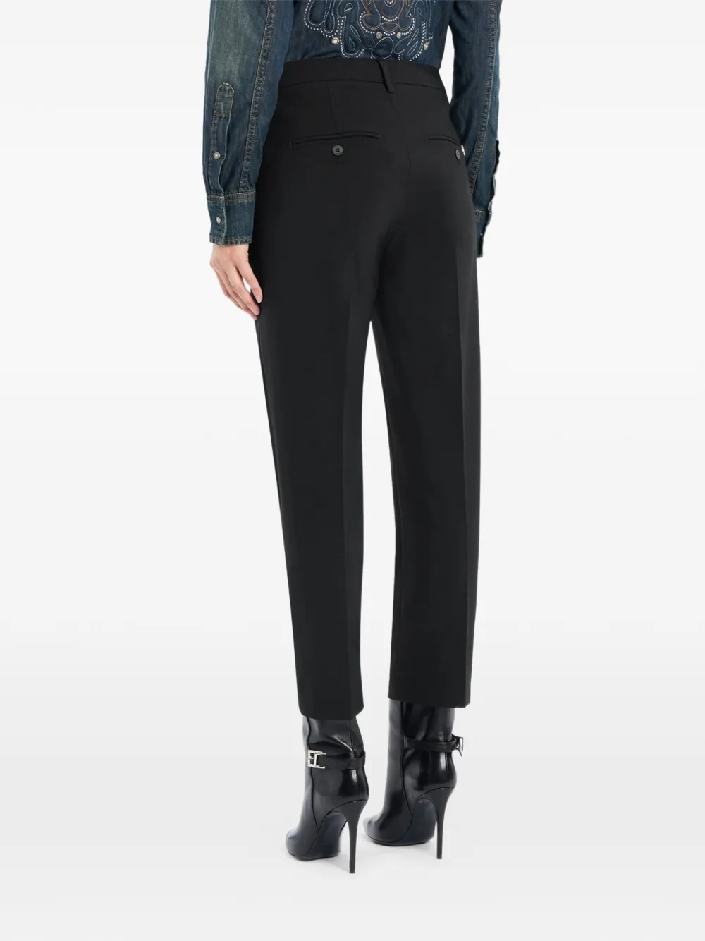 DONDUP belt-loops trousers Zwart
