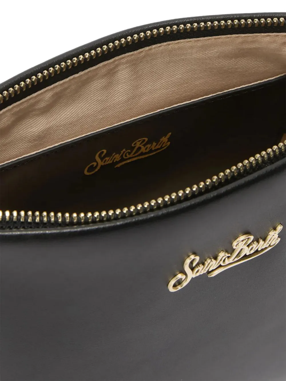 MC2 Saint Barth Aline leather tote bag Zwart