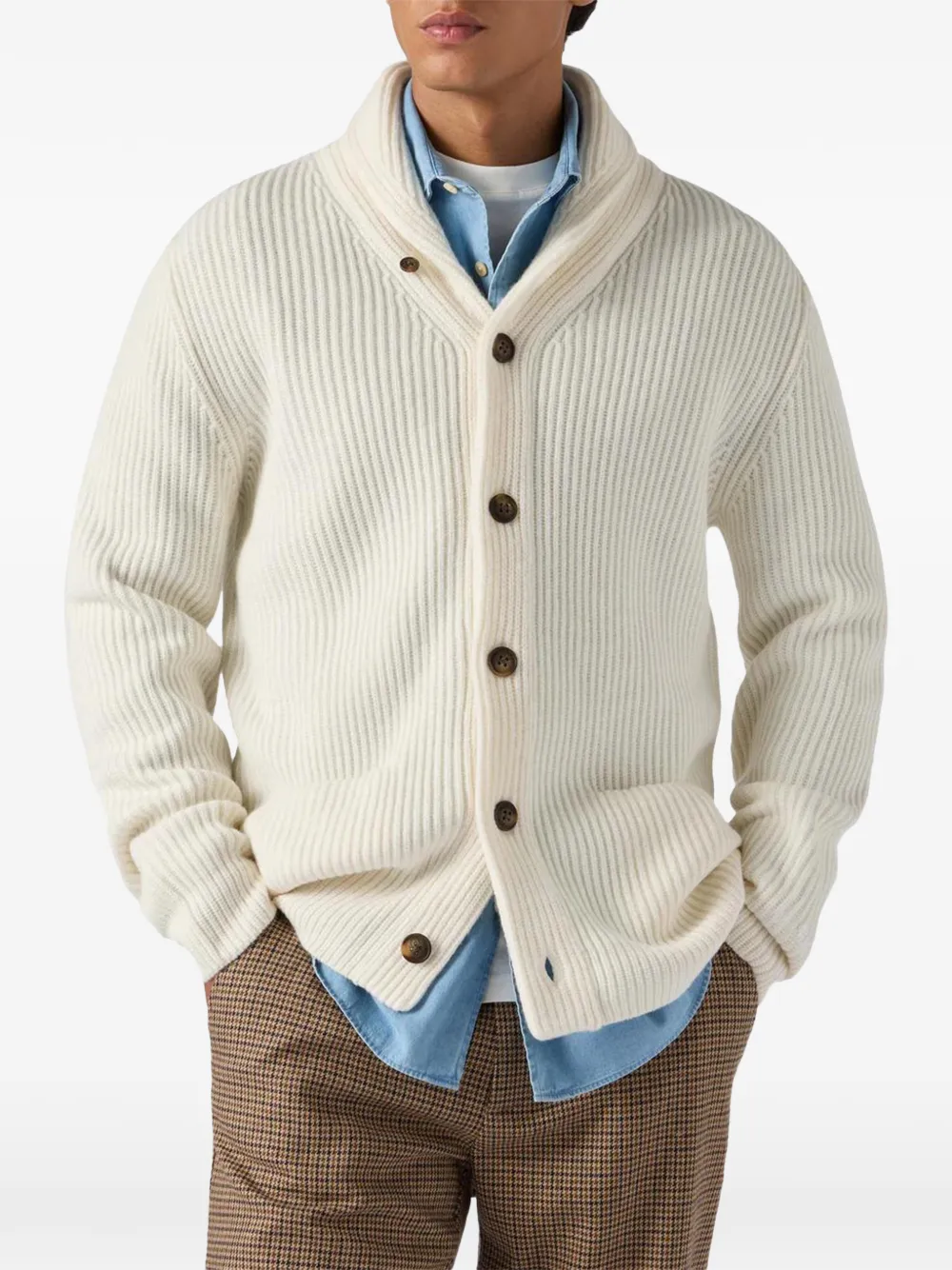 MC2 Saint Barth button ribbed cardigan | Cardigans | Image 2