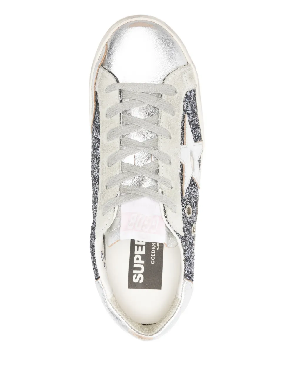 Golden Goose Sneakers met sterpatroon Grijs