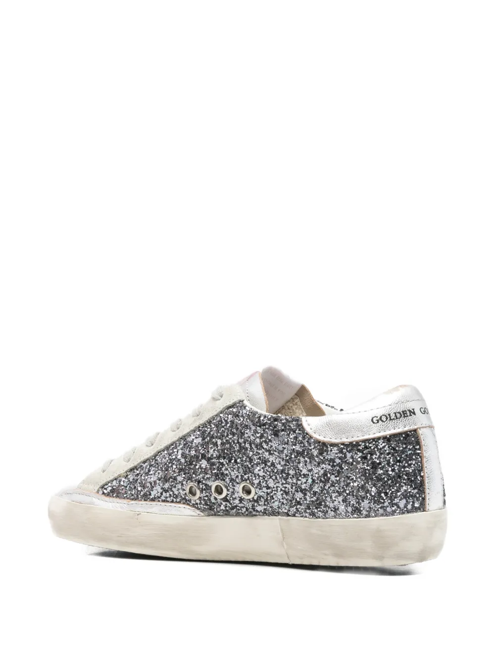 Golden Goose Sneakers met sterpatroon Grijs